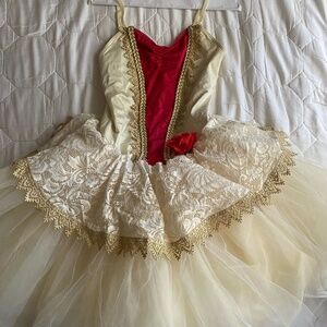 Gold and Red Ballet Tutu (Weissman RN 64830)